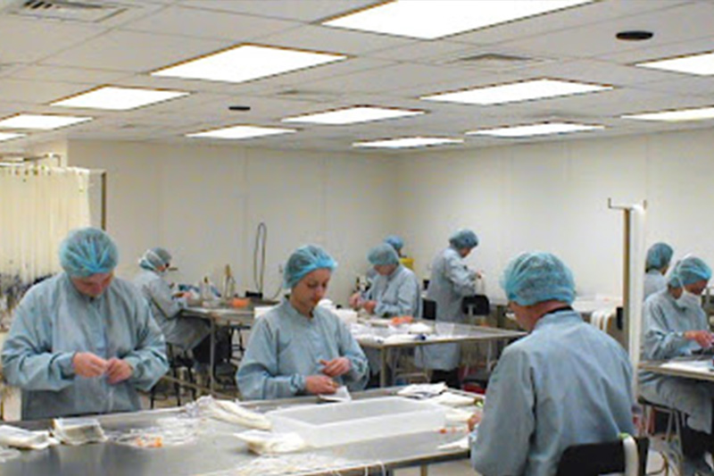 medical device company clean room