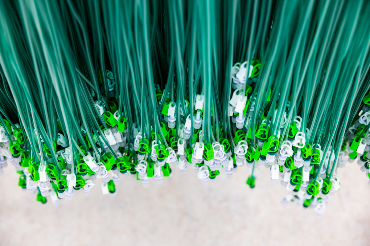 Single-use anaesthesia TIVA set for use in clinical anaesthesia systems. 